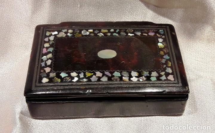 Antig&uuml;edades: Caja de rap&eacute; del siglo XIX - Foto 1