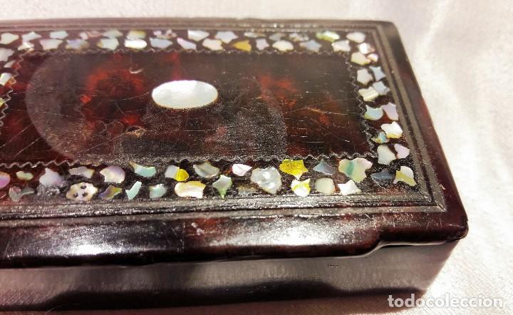 Antig&uuml;edades: Caja de rap&eacute; del siglo XIX - Foto 3