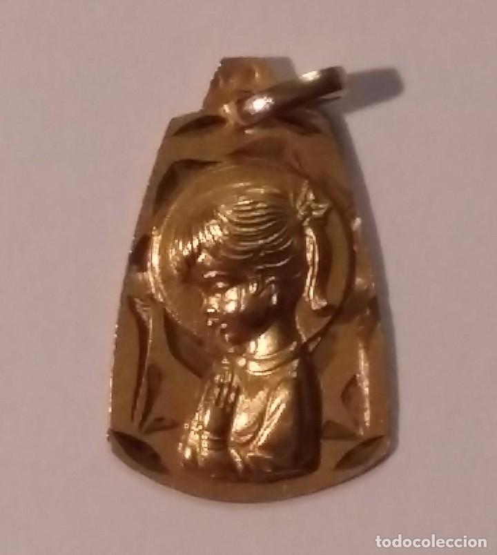 Antig&uuml;edades: MEDALLA ORO 18 Kts. - Foto 3