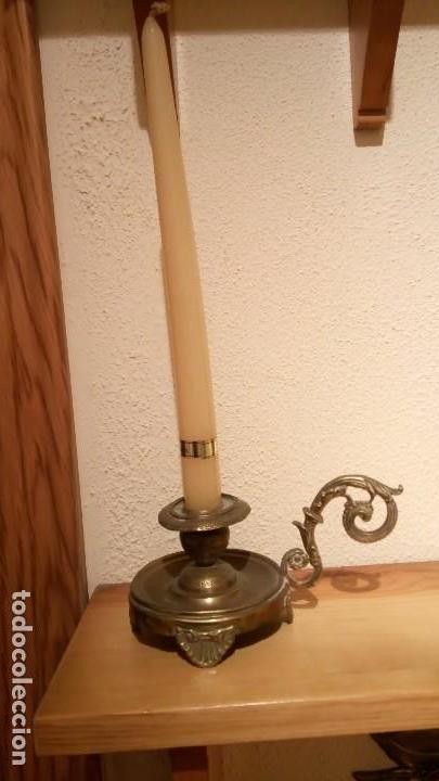 Antig&uuml;edades: Candelabro antiguo - Foto 1