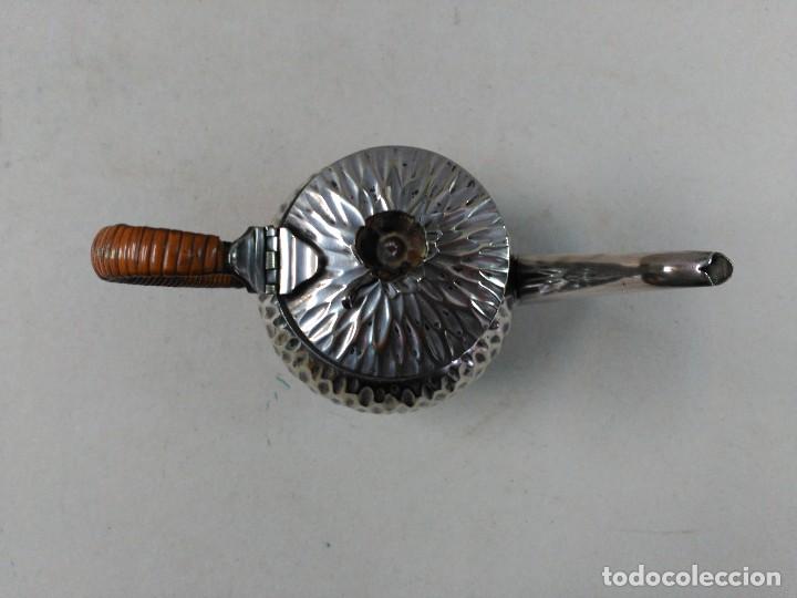 Antig&uuml;edades: JARRA DE METAL PLATEADO - Foto 10