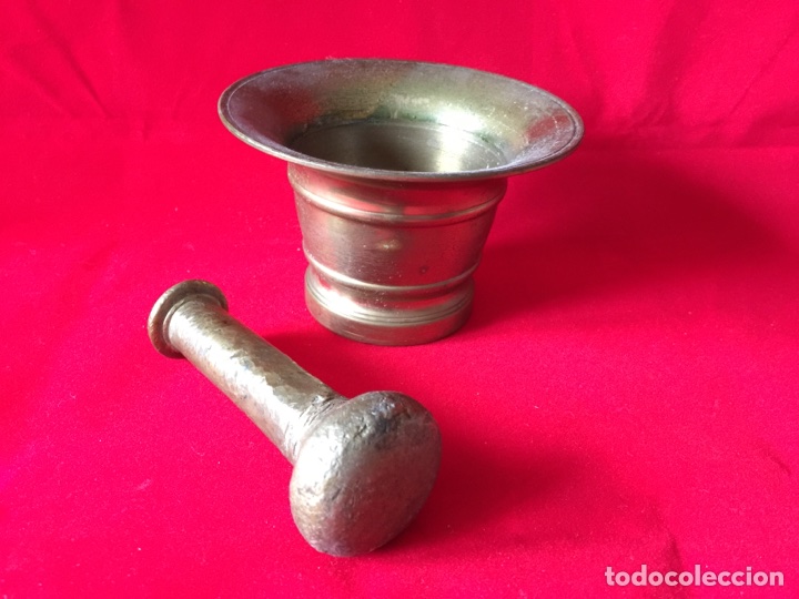 Antig&uuml;edades: Antiguo mortero de bronce - Foto 2