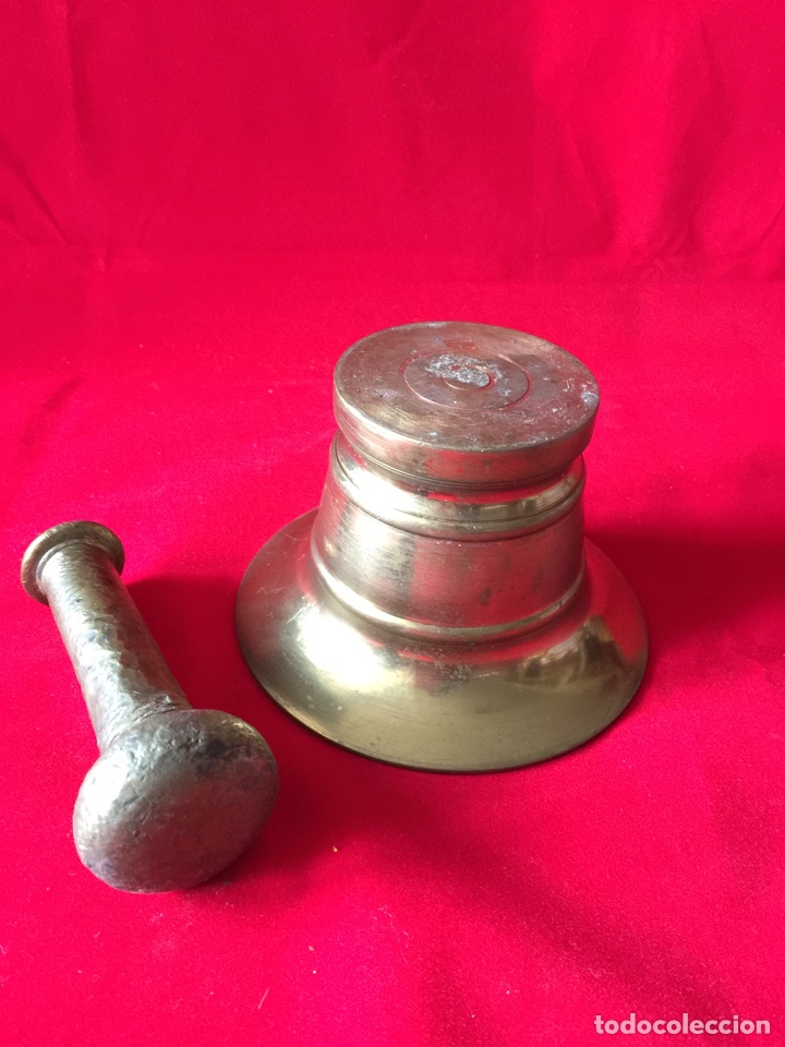 Antig&uuml;edades: Antiguo mortero de bronce - Foto 4