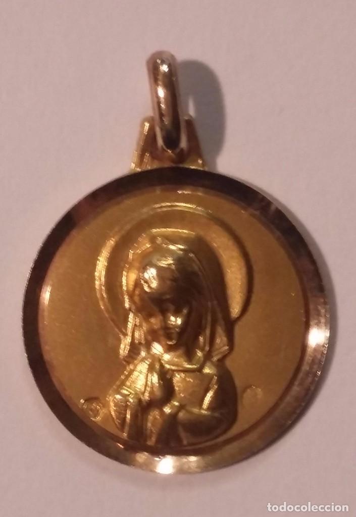 Antig&uuml;edades: Medalla Oro 18 Kilates - Foto 1