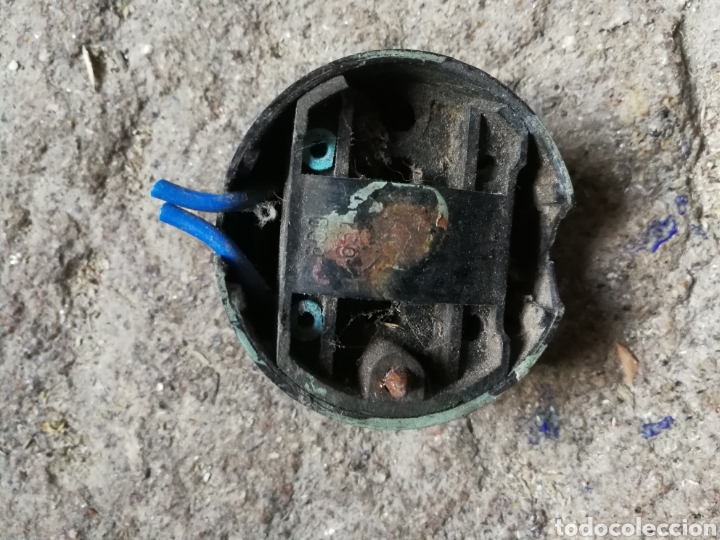 Antig&uuml;edades: Llave de luz baquelita. - Foto 2