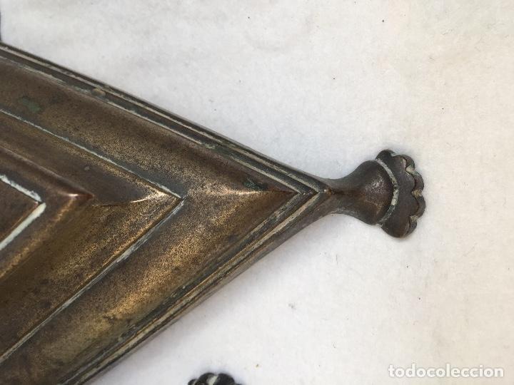 Antig&uuml;edades: CANDELABROS DE BRONCE , SIGLO XVIII, - Foto 7