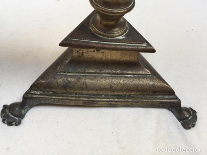 Antig&uuml;edades: CANDELABROS DE BRONCE , SIGLO XVIII, - Foto 9