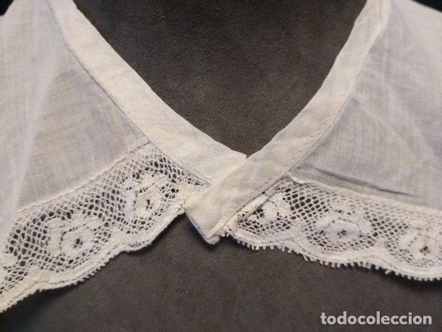 Antig&uuml;edades: ANTIGUO CUELLO DE HILO CON ENCAJE - Foto 3