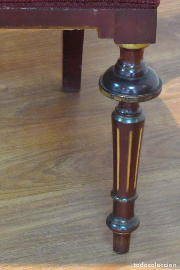 Antig&uuml;edades: IMPECABLE CONJUNTO CAOBA DOS SILLONES Y UN SOF&Aacute; - Foto 22
