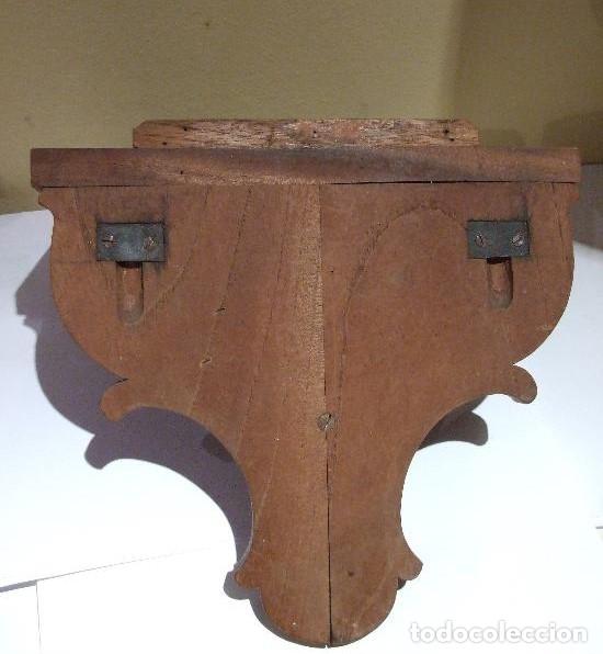 Antig&uuml;edades: REPISA MADERA TALLADA - Foto 4