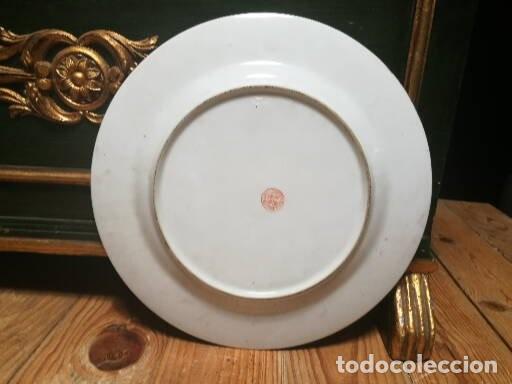 Antig&uuml;edades: PLATO CON GALLOS. MACAO. HACIA 1920 - Foto 3