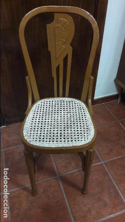 Antig&uuml;edades: SILLA ANTIGUA DE REJILLA - Foto 1