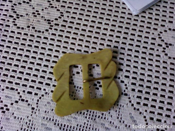 Antig&uuml;edades: HEBILLA PARA CINTURON DE VESTIDO . VERDE - Foto 1