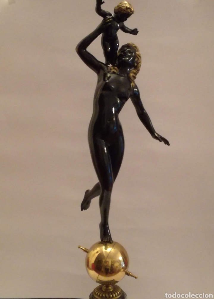 Antig&uuml;edades: Escultura de bronce SOHER - Foto 1