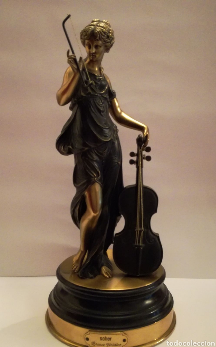 Antig&uuml;edades: Escultura de bronce SOHER. - Foto 1