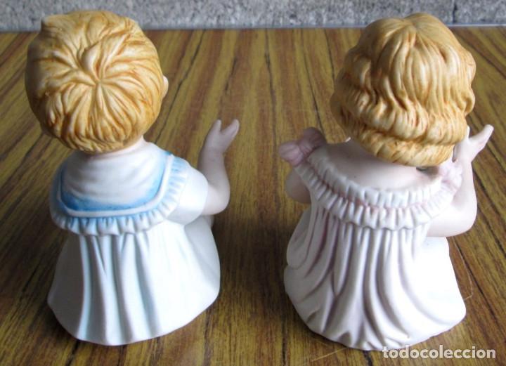 Antig&uuml;edades: PAREJA DE NI&Ntilde;OS DE BISCUIT - Foto 2