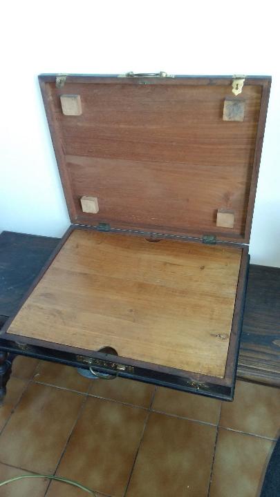 Antig&uuml;edades: ANTIGUA MALETA ESCRITORIO. - Foto 3