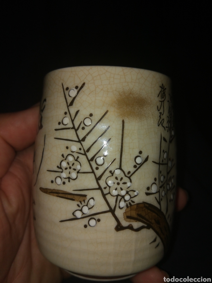 Antig&uuml;edades: VASO PORCELANA JAPONESA&nbsp; - Foto 4