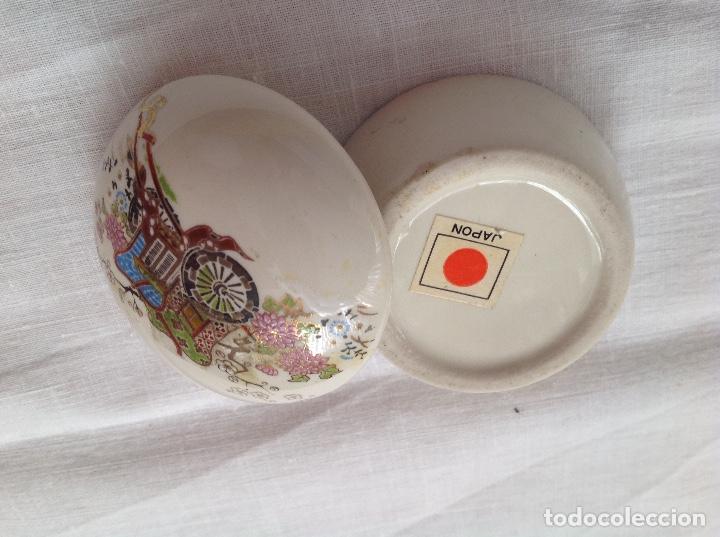 Antig&uuml;edades: Cajita japonesa de loza - Foto 4