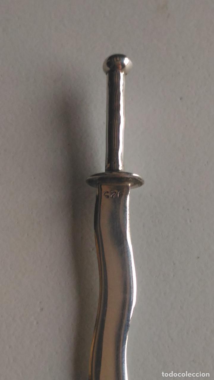 Antig&uuml;edades: ABRECARTAS PLATA DE LEY 925 - Foto 2