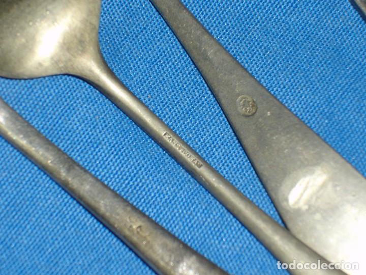 Antig&uuml;edades: 4 CUCHARILLAS Y UN MINI TENEDOR - Foto 2
