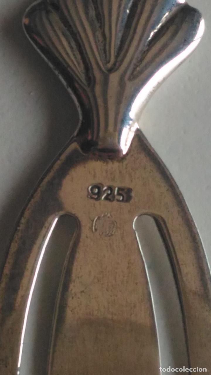 Antig&uuml;edades: MARCAPAGINAS PLATA DE LEY 925 - Foto 2