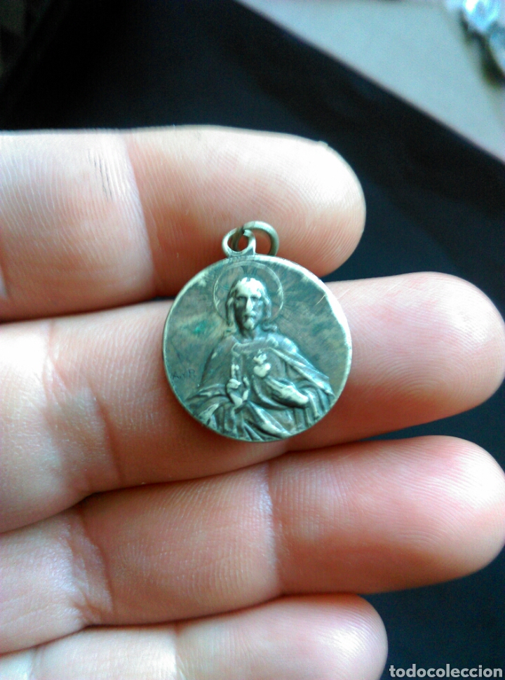 Antig&uuml;edades: Antigua medalla religiosa plata ? - Foto 1