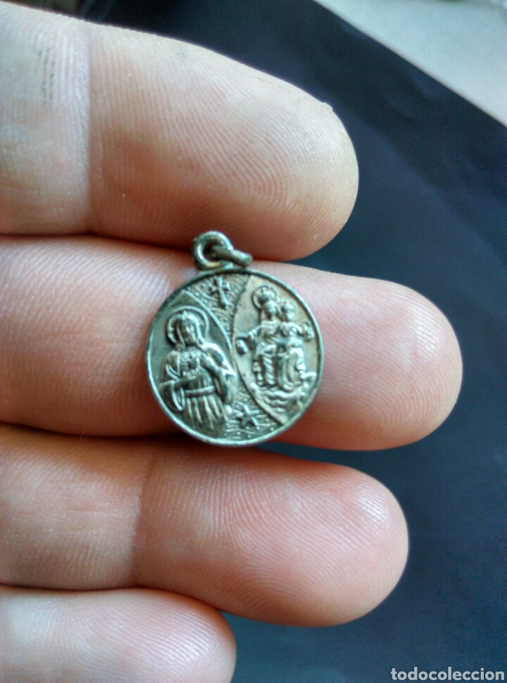 Antig&uuml;edades: Antigua medalla religiosa - Foto 2
