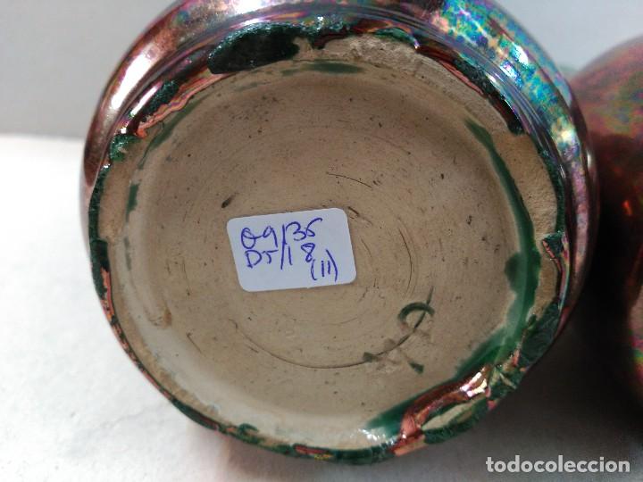 Antig&uuml;edades: PAREJA DE JARRONES DE PORCELANA BRISTOL - Foto 5