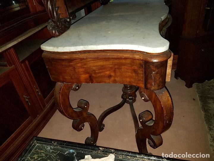 Antig&uuml;edades: C&oacute;nsola de estilo isabelino - Foto 4