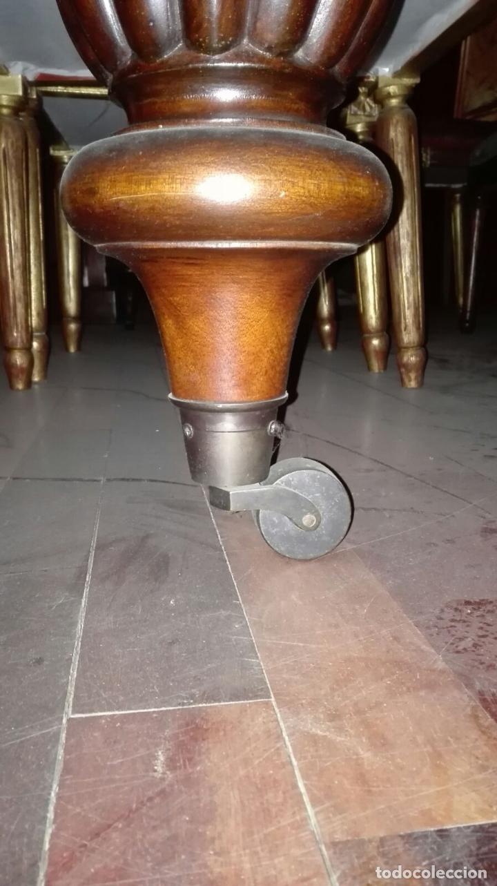 Antig&uuml;edades: Mesa Victoriana en caoba de manivela - Foto 7