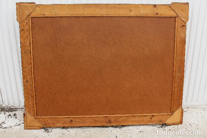 Antig&uuml;edades: espejo dorado en madera tallada - Foto 2