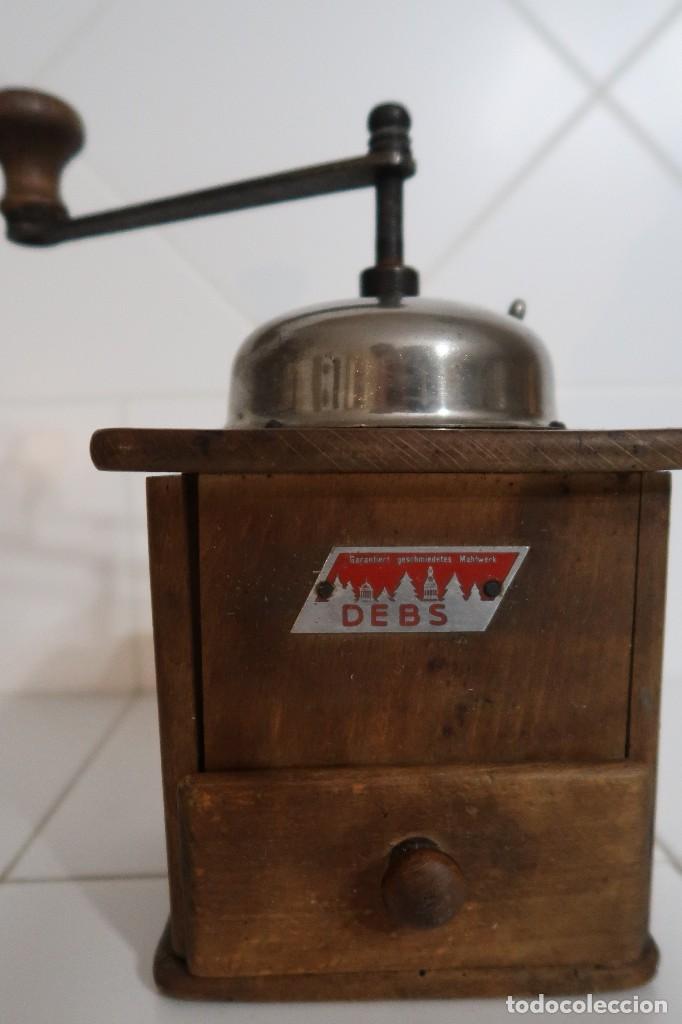 Antig&uuml;edades: Magn&iacute;fico molinillo antiguo de la marca DEBS - Foto 2