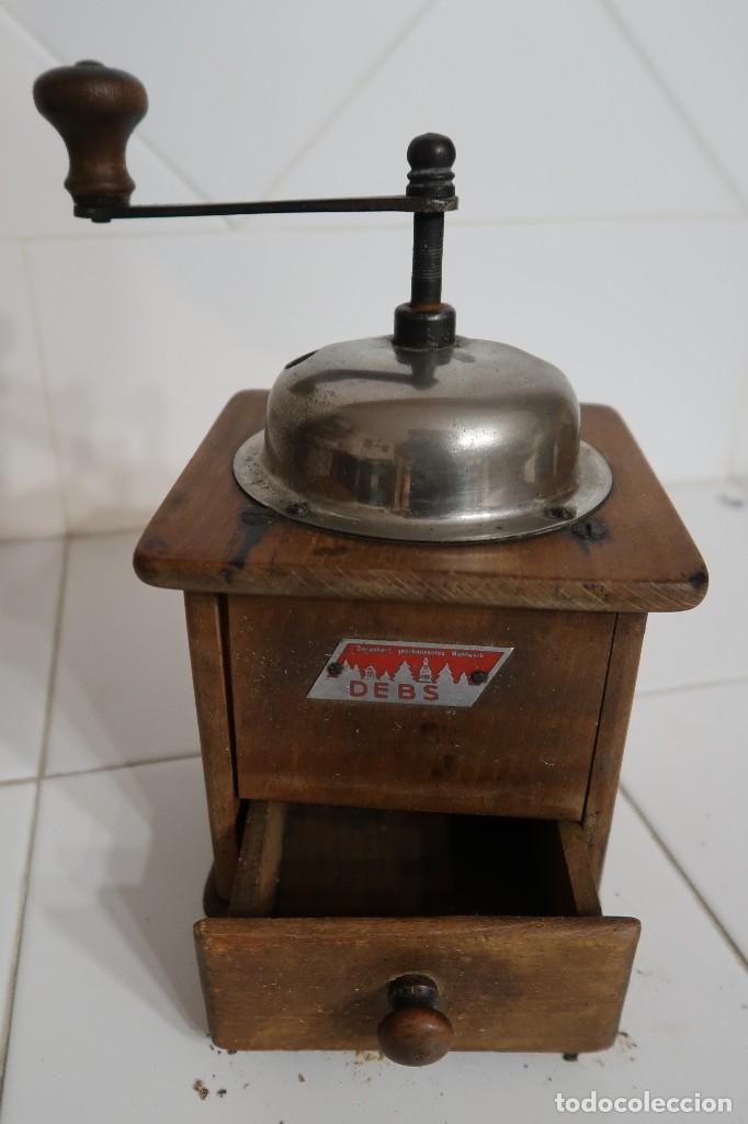 Antig&uuml;edades: Magn&iacute;fico molinillo antiguo de la marca DEBS - Foto 4