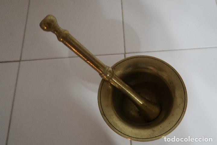 Antig&uuml;edades: Almirez de bronce muy antiguo - Foto 11