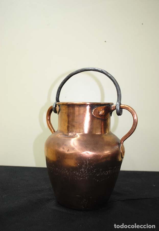 Antig&uuml;edades: ANTIGUO RECIPIENTE O C&Aacute;NTARO DE COBRE - Foto 3