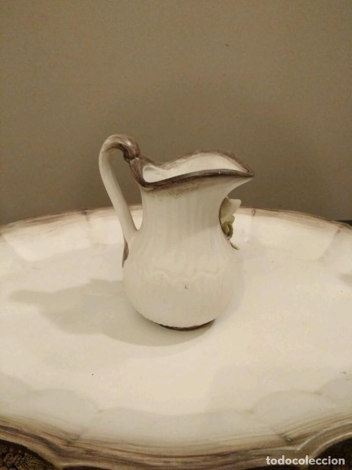 Antig&uuml;edades: JUEGO DE CAF&Eacute; ESTILO CAPODIMONTE CON BANDEJA. - Foto 7