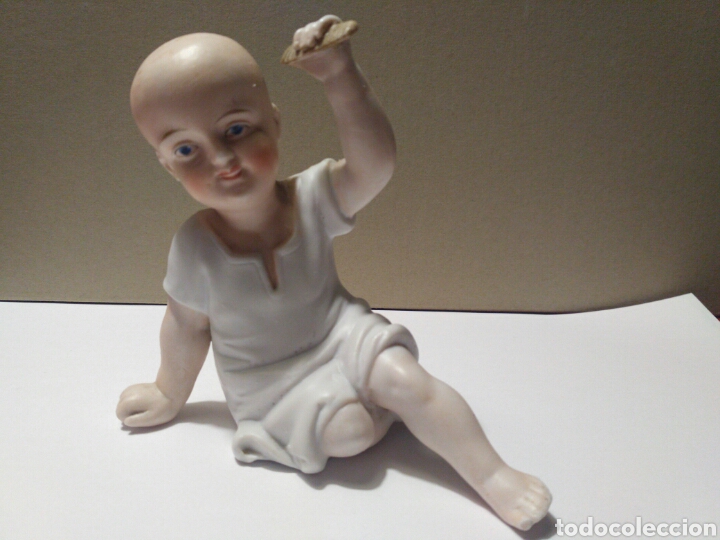 Antig&uuml;edades: Piano baby en biscuit - Foto 1