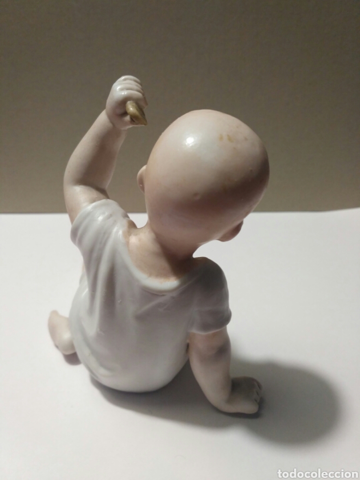 Antig&uuml;edades: Piano baby en biscuit - Foto 3