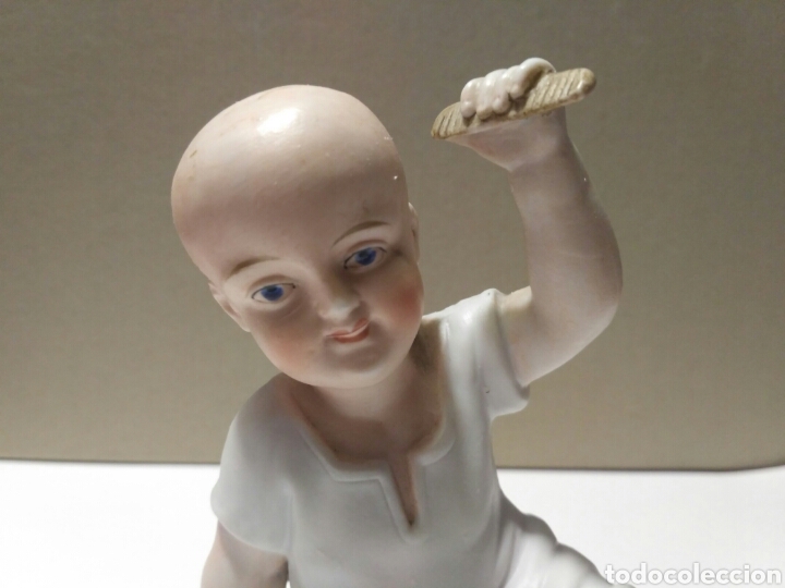 Antig&uuml;edades: Piano baby en biscuit - Foto 5