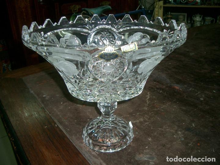 Antiques: Centro de mesa en cristal de Bavaria REF-7756