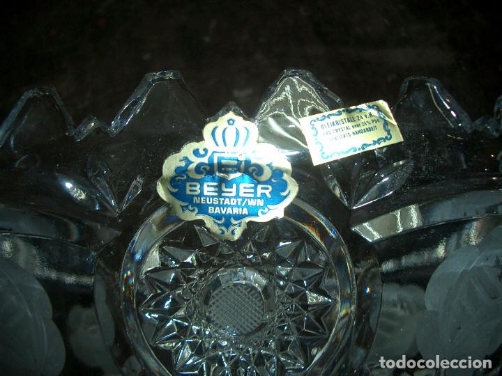 Antig&uuml;edades: Centro de mesa en cristal de Bavaria REF-7756 - Foto 5