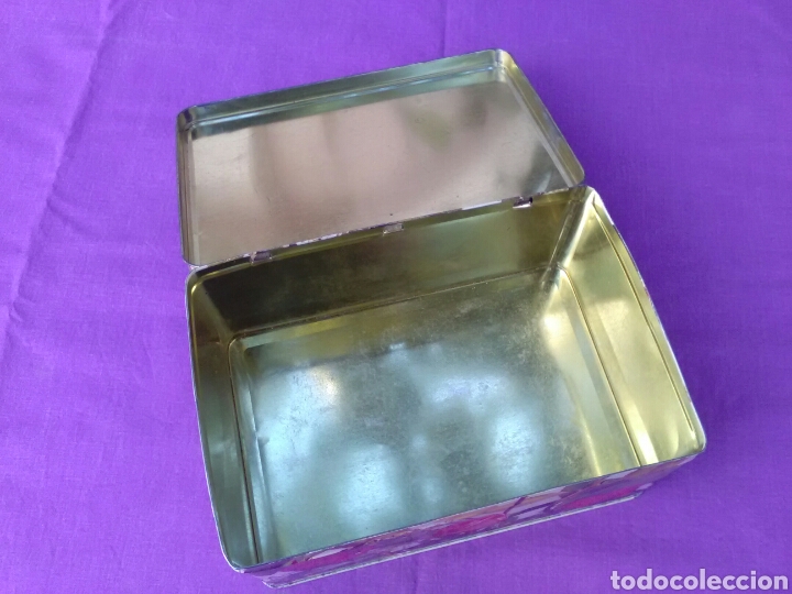 Antig&uuml;edades: Caja de lata de colacao - Foto 2