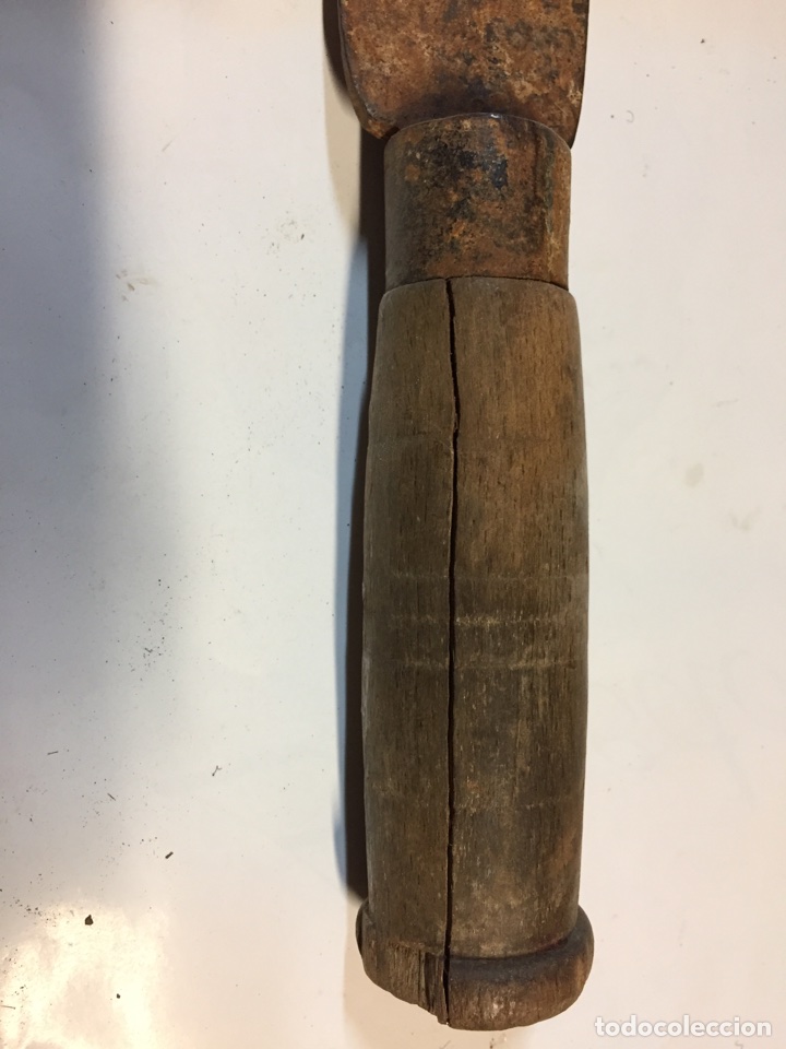 Antig&uuml;edades: Pod&oacute;n con mango de madera - Foto 2