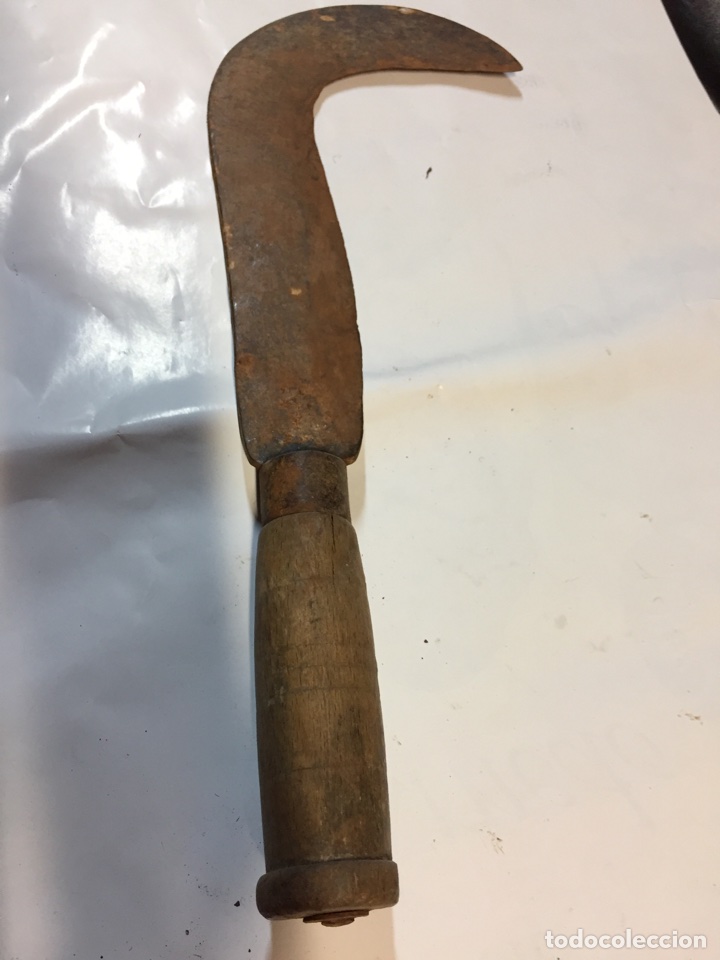 Antig&uuml;edades: Pod&oacute;n con mango de madera - Foto 3