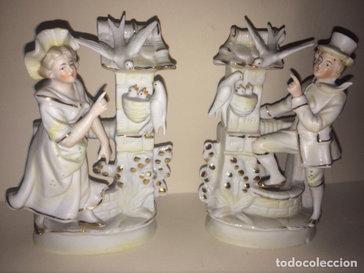 Antigüedades: 2 figuras de porcelana - Foto 1 - 112747566