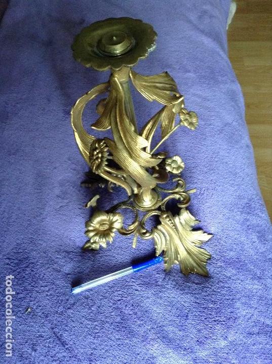 Antig&uuml;edades: Centro Candelabro modernista bronce XIX ormolu - Foto 1