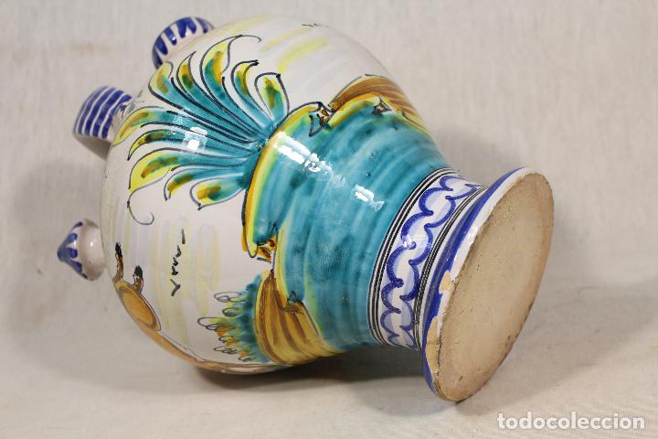 Antig&uuml;edades: botijo en ceramica con ciervo - Foto 2