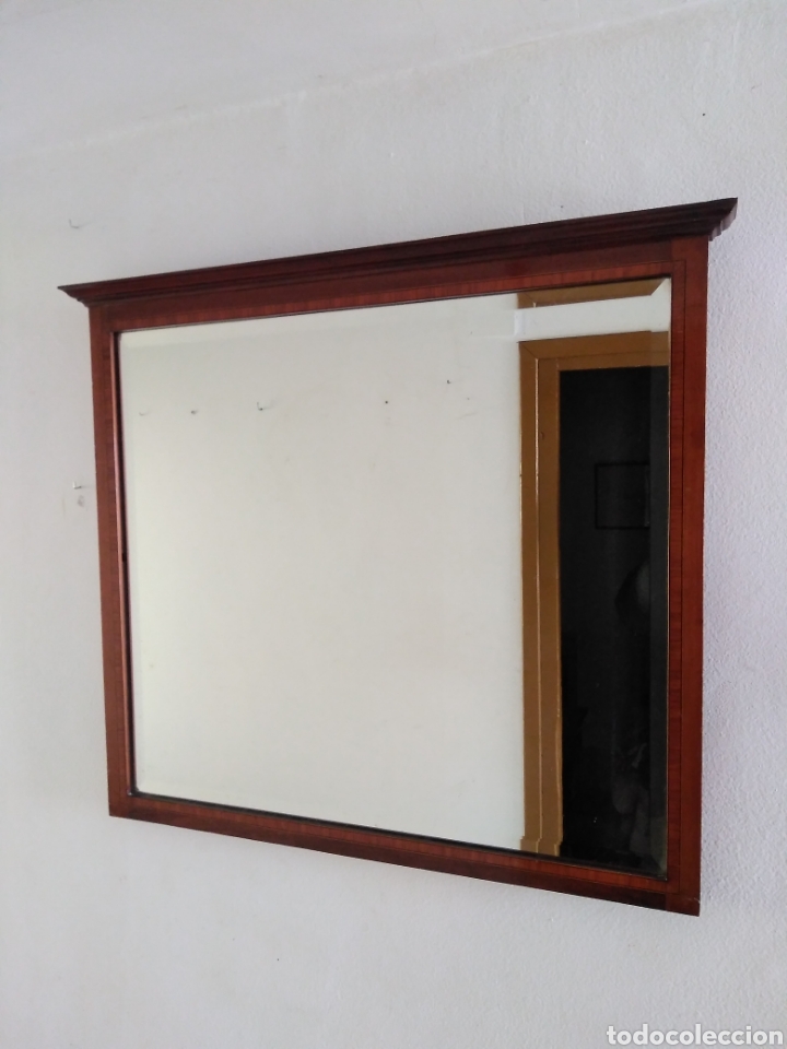 Antig&uuml;edades: Espejo Ingl&eacute;s de caoba S XIX - Foto 1
