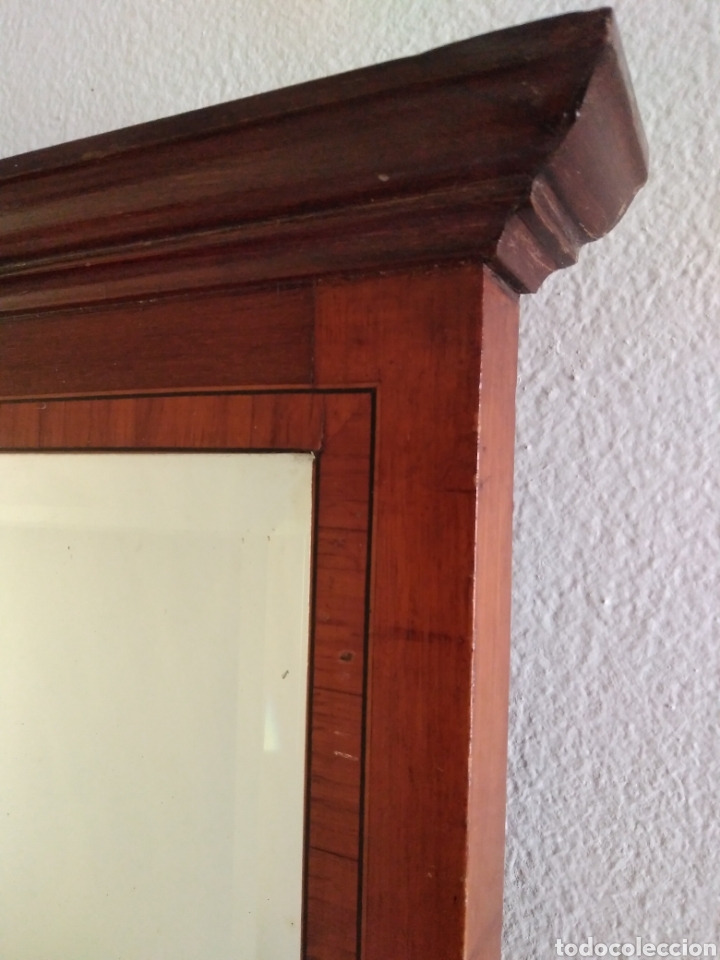 Antig&uuml;edades: Espejo Ingl&eacute;s de caoba S XIX - Foto 3